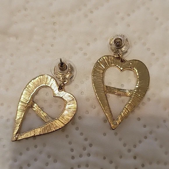 Juicy Couture heart earrings. EUC Y2K 90's - Picture 5 of 5